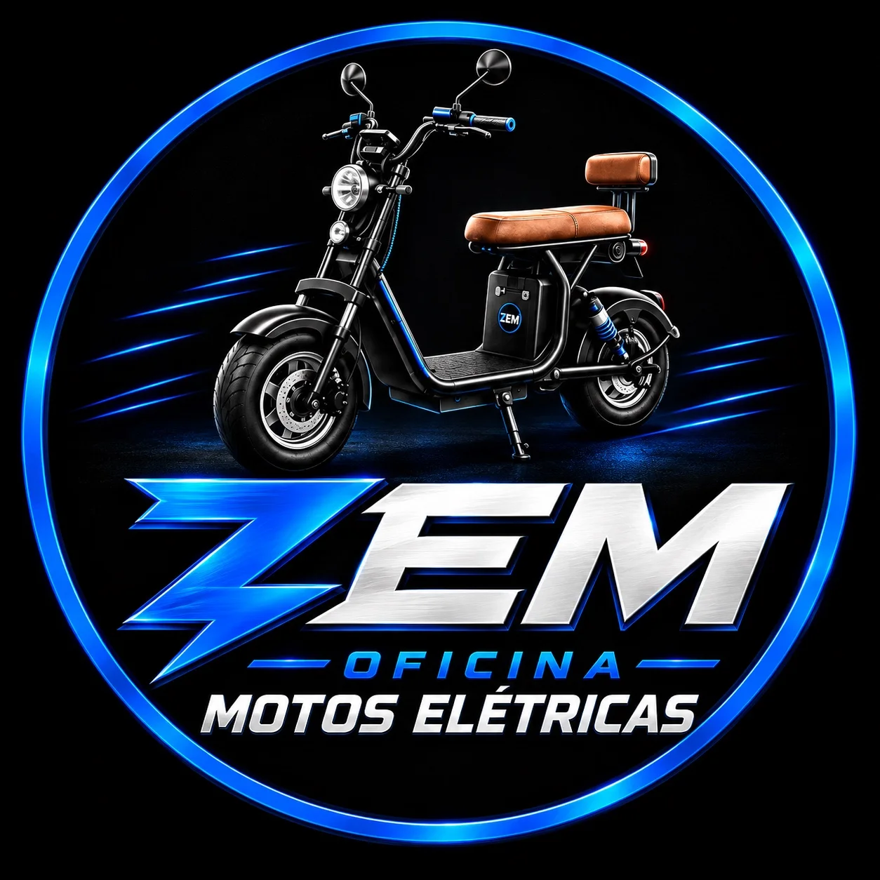 Logo ZEM Oficina Motos Elétricas